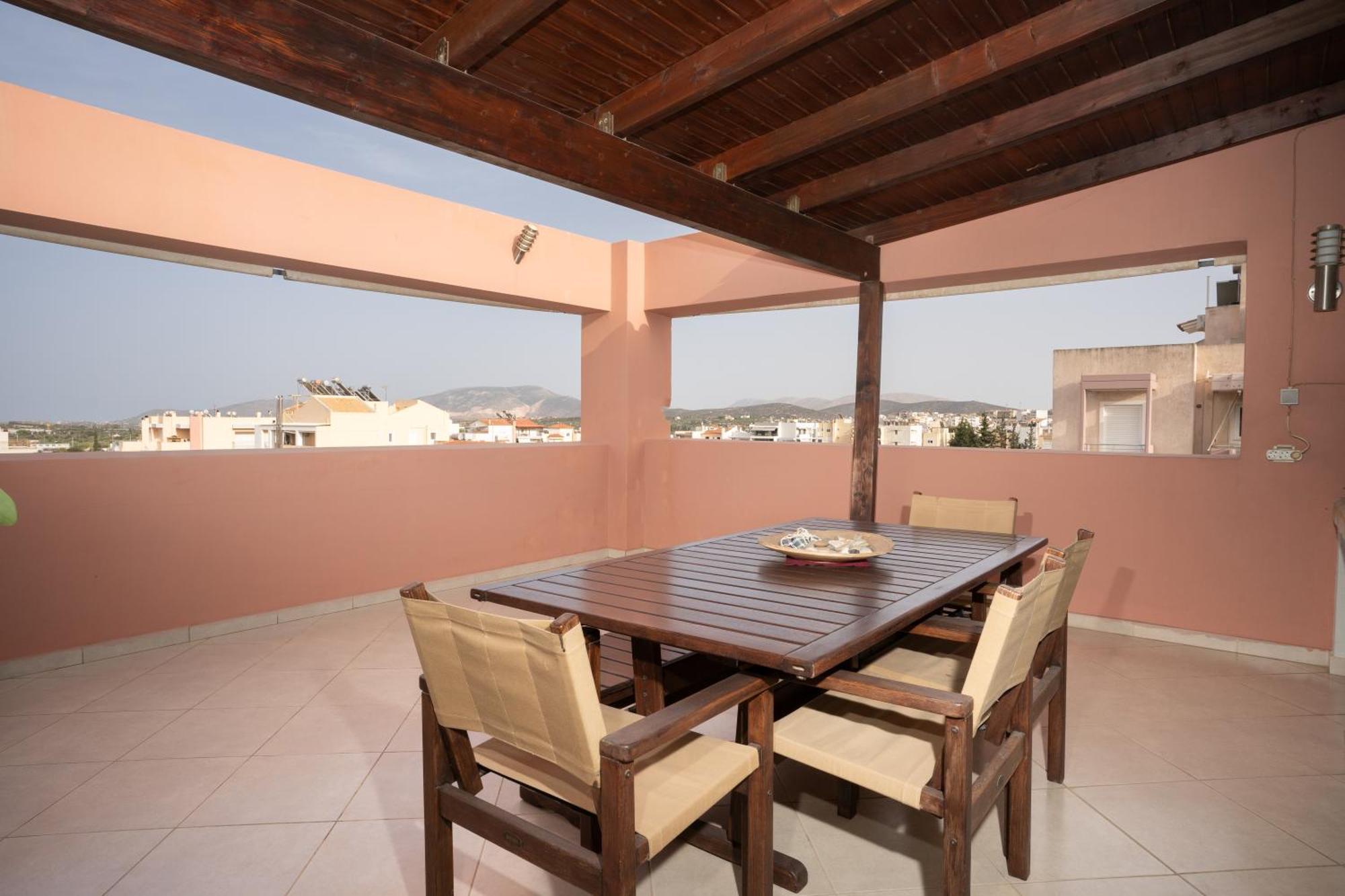 Maria'S Airport Apartment Koropion Ngoại thất bức ảnh