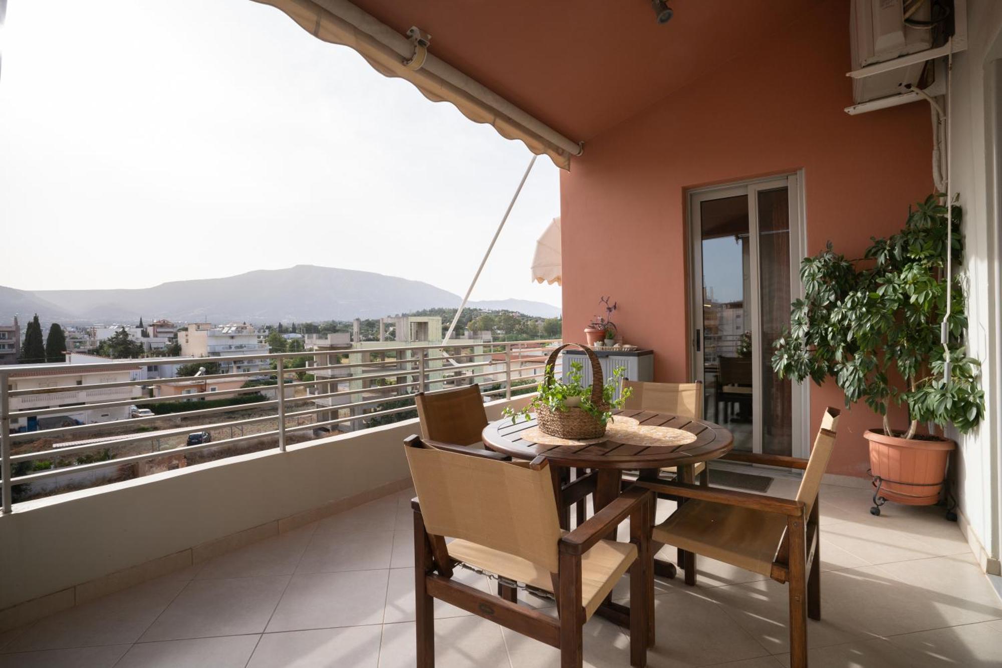 Maria'S Airport Apartment Koropion Ngoại thất bức ảnh