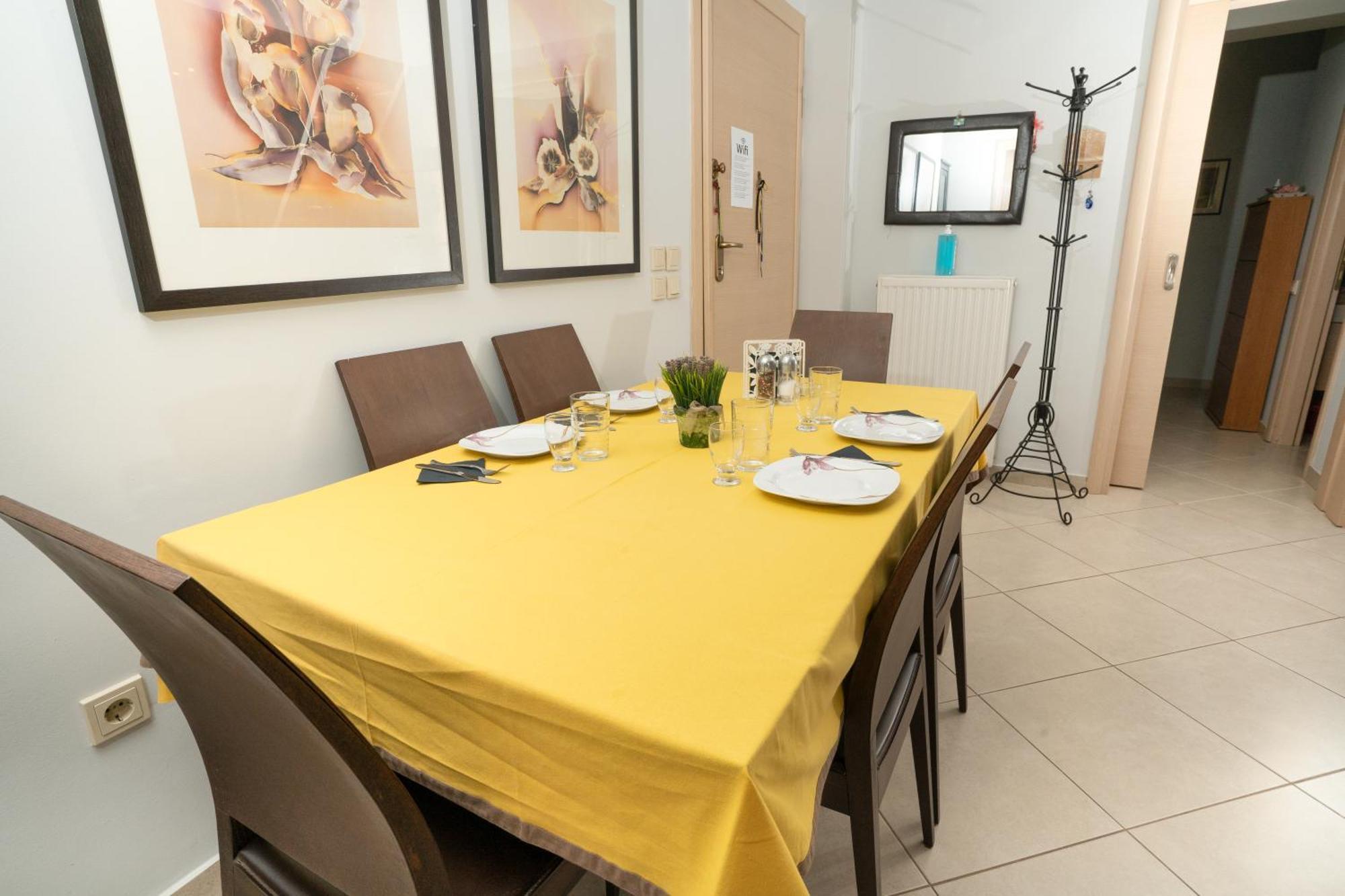 Maria'S Airport Apartment Koropion Ngoại thất bức ảnh