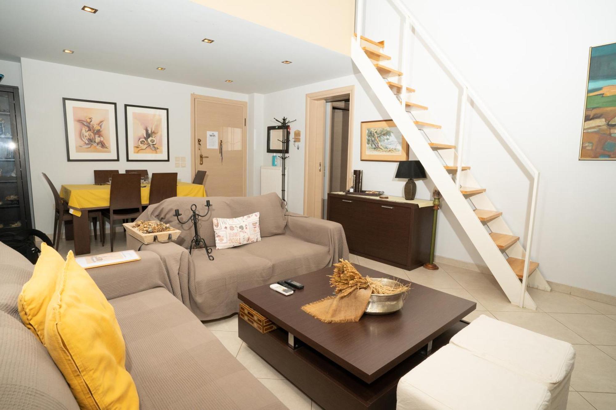 Maria'S Airport Apartment Koropion Ngoại thất bức ảnh