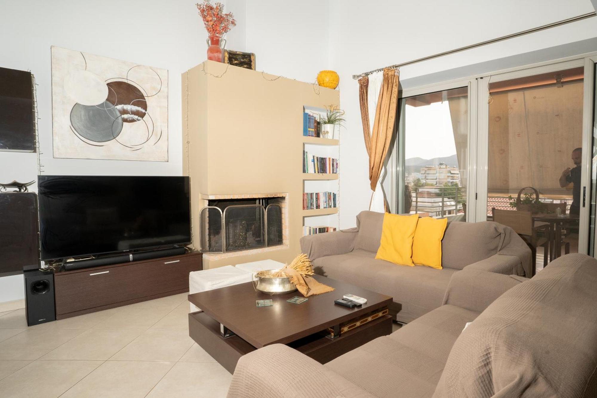 Maria'S Airport Apartment Koropion Ngoại thất bức ảnh