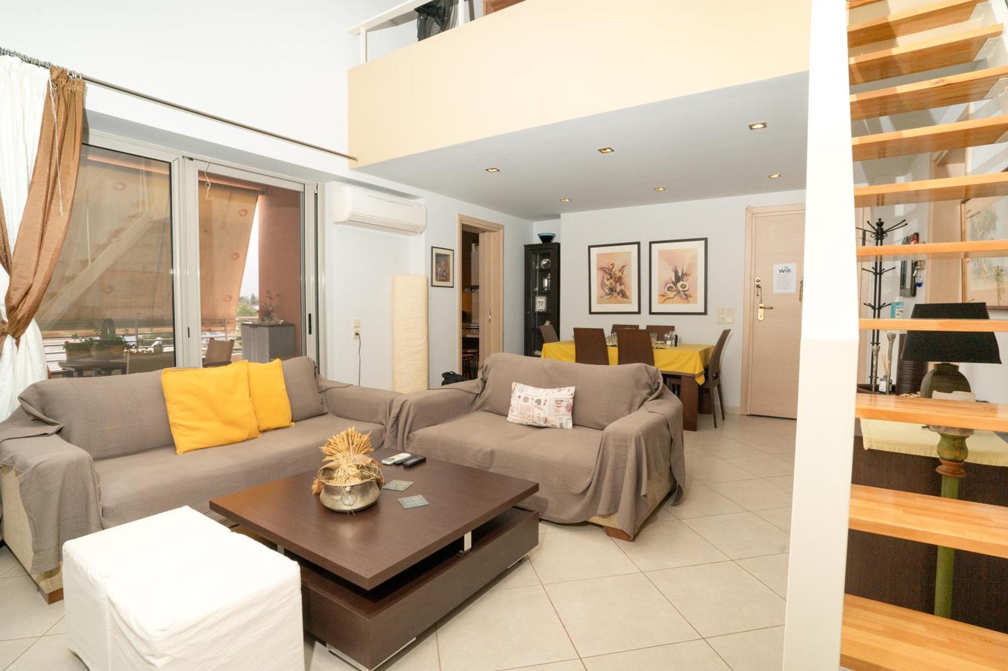 Maria'S Airport Apartment Koropion Ngoại thất bức ảnh